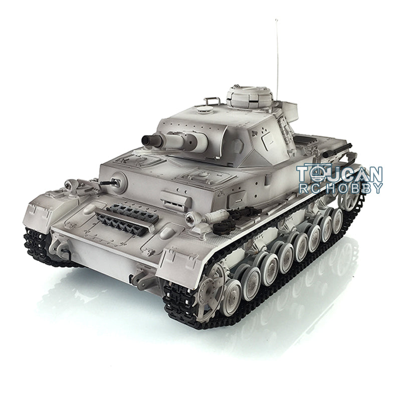 Henglong 1/16 Upgraded Radio Control Tank 3858 Panzer IV F Battle Tank TK7.0 Version Metal Tracks Idler Sprocket Wheels BB Shooting