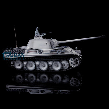 Henglong Remote Control Tank Model TK7.0 German Panther G 3879 1/16 Plastic RC Tank Model W/ FPV 360 Degrees Rotating Turret 2 Sounds