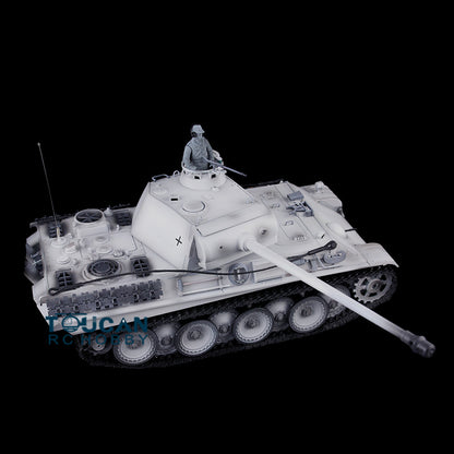 Henglong 1/16 Plastic Radio Control Tank 3879 TK7.0 German Panther G RTR Tank 2.4G w/ Engine Sound Smoking Gearbox on RC Tank