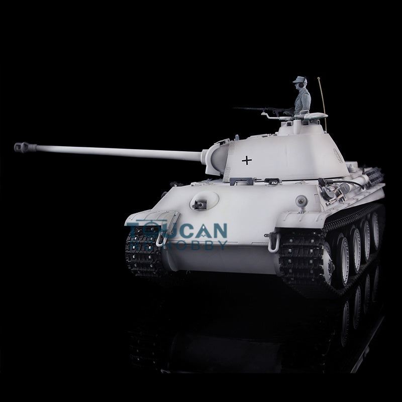 Henglong Remote Control Tank Model TK7.0 German Panther G 3879 1/16 Plastic RC Tank Model W/ FPV 360 Degrees Rotating Turret 2 Sounds