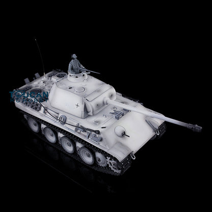 Henglong Remote Control Tank Model TK7.0 German Panther G 3879 1/16 Plastic RC Tank Model W/ FPV 360 Degrees Rotating Turret 2 Sounds