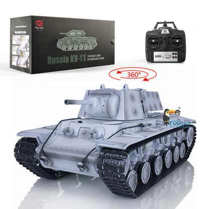 Henglong RC Tank Model 1/16 TK7.0 Plastic 3878 Soviet Union KV-1 w/ FPV 360 Degrees Rotating Turret BB Shooting Sound Effect 2.4Ghz