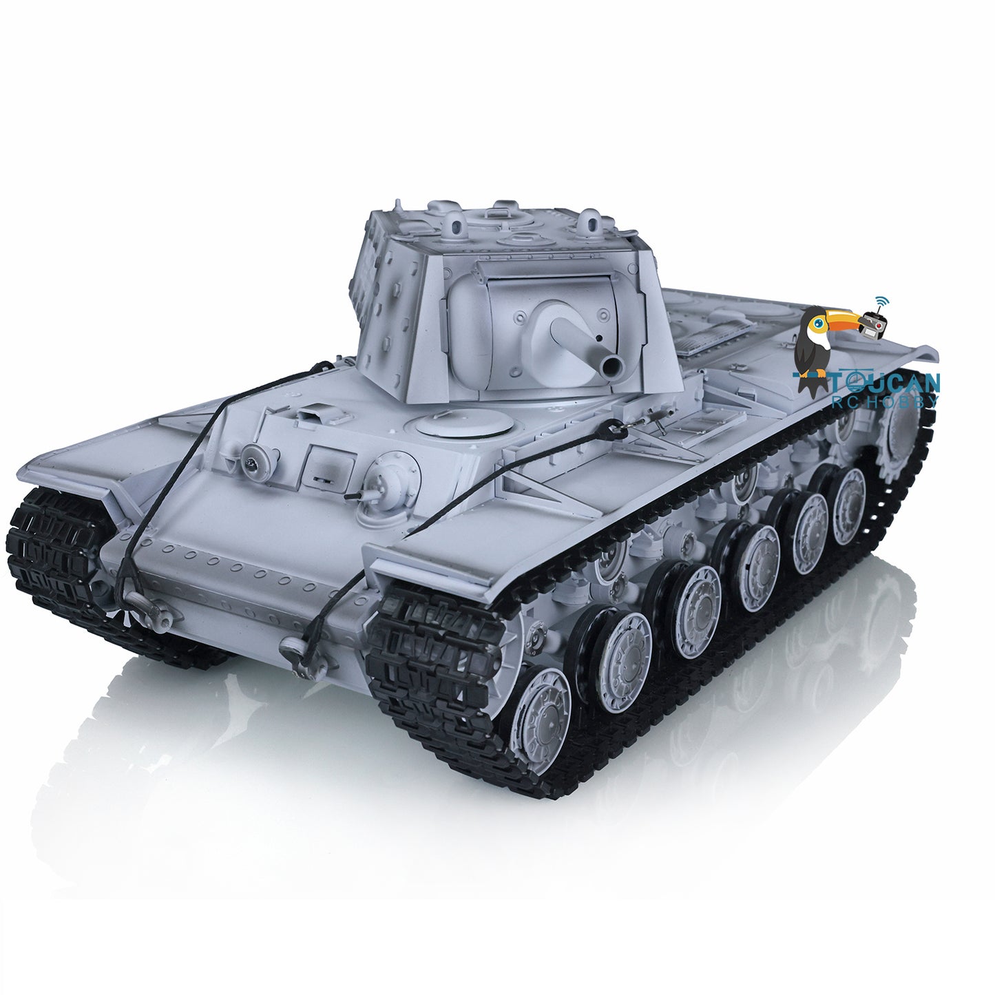 Henglong RC Tank Model 1/16 TK7.0 Plastic 3878 Soviet Union KV-1 w/ FPV 360 Degrees Rotating Turret BB Shooting Sound Effect 2.4Ghz