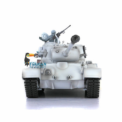 Henglong 1/16 TK7.0 M26 Pershing RC Tank Model 3838 w/ 360 Degrees Rotating Turret Metal Road Wheels Tracks w/ Double Rubber Pad