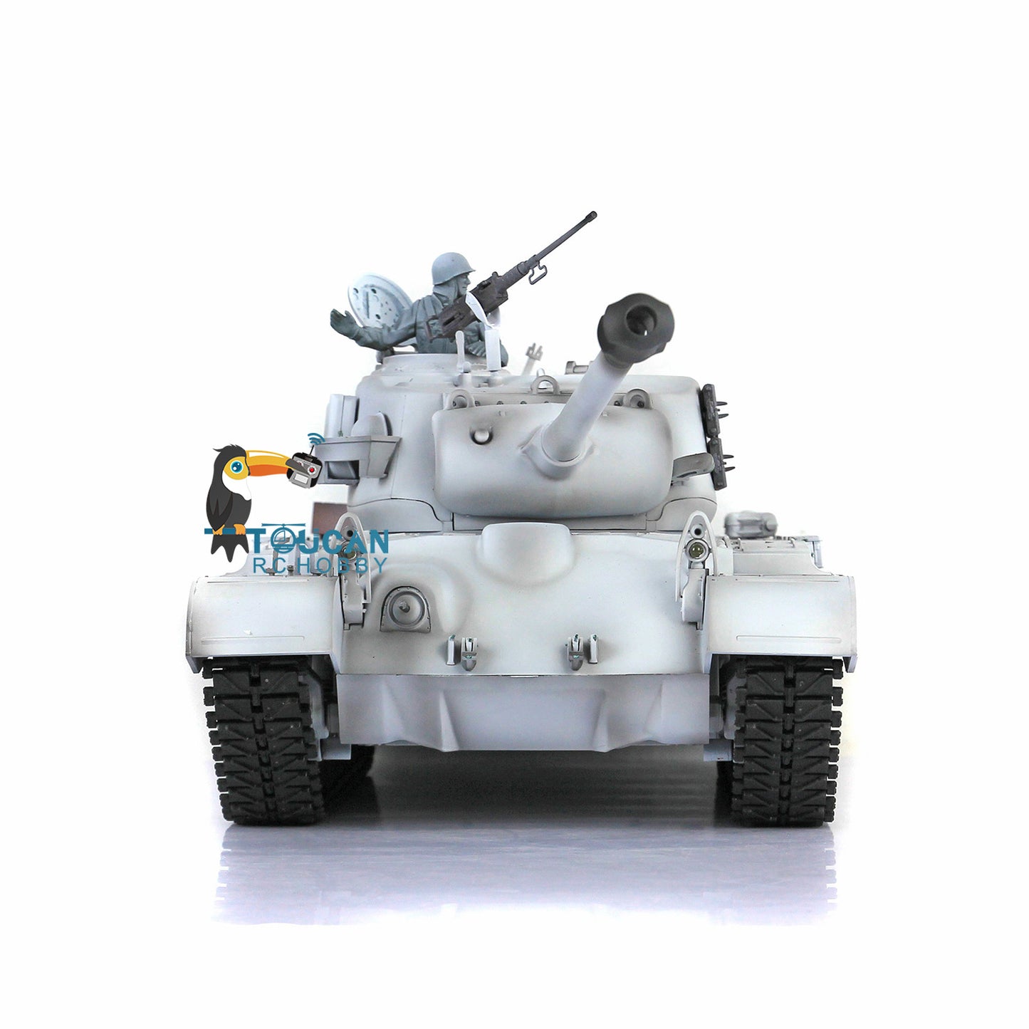 Henglong 1/16 Radio Control Tank Model 3838 M26 Pershing w/ FPV 360 Degrees Rotating Turret Metal Road Wheels Drive Gearbox