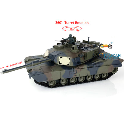 Henglong 1:16 Scale 2.4Ghz 7.0 USA M1A2 Abrams RTR RC Tank 3918 Model 340 Turret 1800MAH Battery Charger For Collections