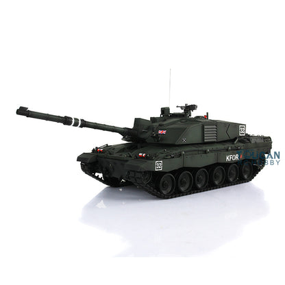 Henglong 1:16 British Challenger II RC Tank 3908 RTR TK7.0 W/ 360 Degrees Turret Speaker Smoke Unit Metal Tracks Steel Gearbox