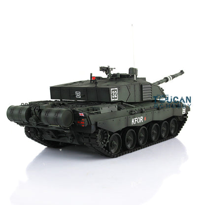 Henglong 1:16 7.0 2.4Ghz Upgrade Edition UK Challenger II RTR RC Tank Model 3908 BB Shooting Unit IR Metal Tracks Idlers Sprockets