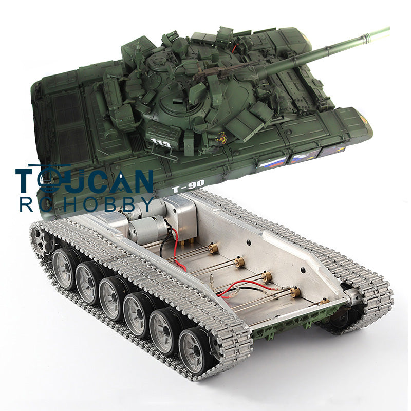 Henglong 1/16 RC Tank 3938 T90 W/ Metal Chassis Plastic Hull 7.1 Mainboard Sound Effects 360 Degrees Rotating Infrared BB Shooting