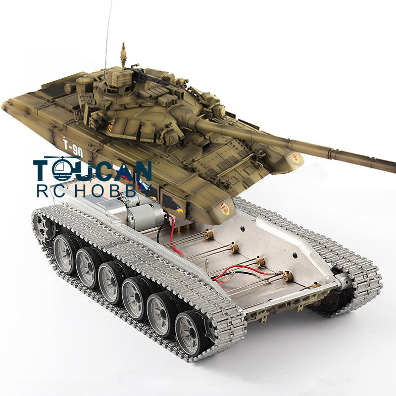 Henglong 1/16 RC Tank 3938 T90 W/ Metal Chassis Plastic Hull 7.1 Mainboard Sound Effects 360 Degrees Rotating Infrared BB Shooting