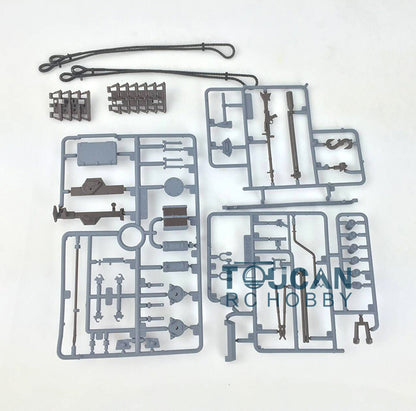 US Warehouse Henglong 1:16 Scale German Stug III 3868 RC Tank Model Decoration Plastic Parts Bag Accessories