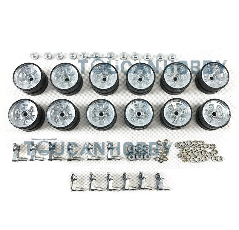 Henglong 1/16 Scale Russian T90 RC Tank 3938 Metal Road Wheels Spare Parts