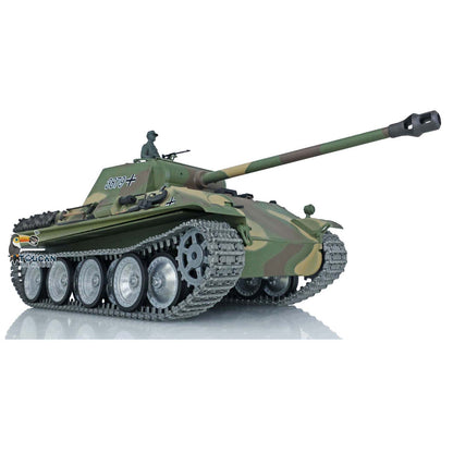 Henglong 1/16 Radio Control Tank 3879 TK7.0 ARTR German Tank Panther G w/ 360 Degrees Rotating Turret Metal Track Road Wheel