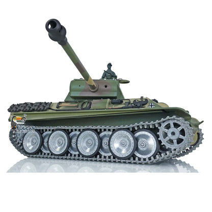 Henglong 1/16 Radio Control Tank 3879 TK7.0 ARTR German Tank Panther G w/ 360 Degrees Rotating Turret Metal Track Road Wheel