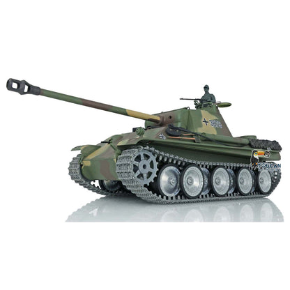 Henglong 1/16 Radio Control Tank 3879 TK7.0 ARTR German Tank Panther G w/ 360 Degrees Rotating Turret Metal Track Road Wheel