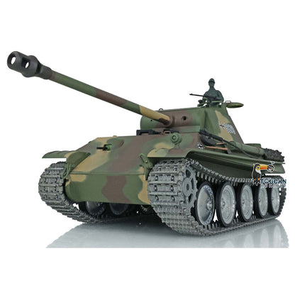 Henglong 1/16 Radio Control Tank 3879 TK7.0 ARTR German Tank Panther G w/ 360 Degrees Rotating Turret Metal Track Road Wheel