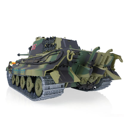 Henglong 7.0 1/16 Upgraded RC Tank Model 3888A German King Tiger w/ 360 Degrees Rotating Turret FPV Barrel Recoil Metal Tracks 2 Sound