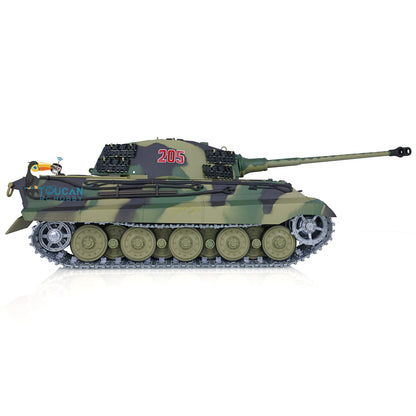 Henglong Remote Control Tank Model 3888A 1/16 TK7.0 German King Tiger RTR RC Tank Model w/ Metal Idler Sprocket Wheels Track w/o