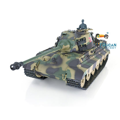 Henglong 1/16 Remote Control Tank Model 3888A 7.0 Plastic German King Tiger w/ Barrel Recoil 360 Degrees Rotating Turret Engine Sound