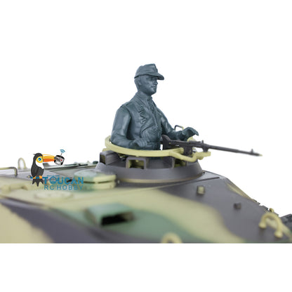 Henglong 1/16 Remote Control Tank Model 3888A 7.0 Plastic German King Tiger w/ Barrel Recoil 360 Degrees Rotating Turret Engine Sound