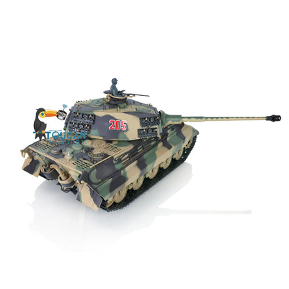 Henglong 1/16 RC Tank Model German King Tiger 3888A TK7.0 Plastic Tank Model w/ 360 Degrees Rotating Turret BB Shooting w/o