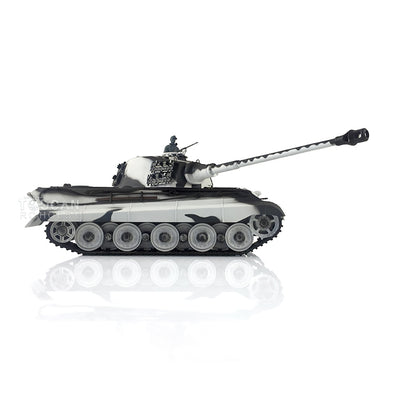 Henglong 1/16 TK7.0 Radio Control Tank German King Tiger Upgraded 3888A RC Tank 360 Degrees Rotating Turret Metal Tracks BB Shooting