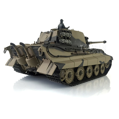 Henglong 1/16 RC Tank 3888A TK7.0 King Tiger Remote Control Tank w/ 360 Degrees Rotating Turret Metal Road Wheel Engine Sound