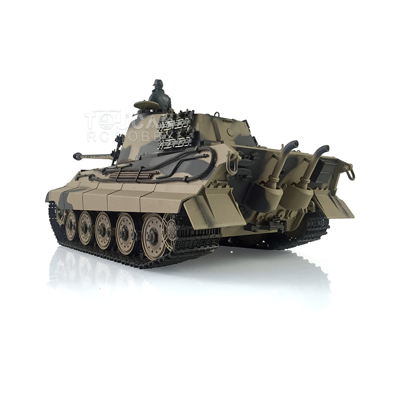 Henglong 7.0 1/16 Upgraded RC Tank Model 3888A German King Tiger w/ 360 Degrees Rotating Turret FPV Barrel Recoil Metal Tracks 2 Sound