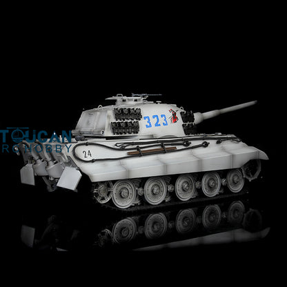 Henglong 7.0 1/16 Upgraded RC Tank Model 3888A German King Tiger w/ 360 Degrees Rotating Turret FPV Barrel Recoil Metal Tracks 2 Sound