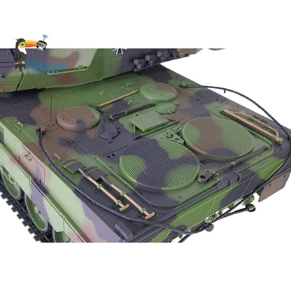 2.4Ghz 1/16 Heng Long TK7.0 Leopard2A6 RTR Remote Controller RC Tank 3889 W/ 360 Degrees Rotating Turret Infrared Receiver Smoke Unit