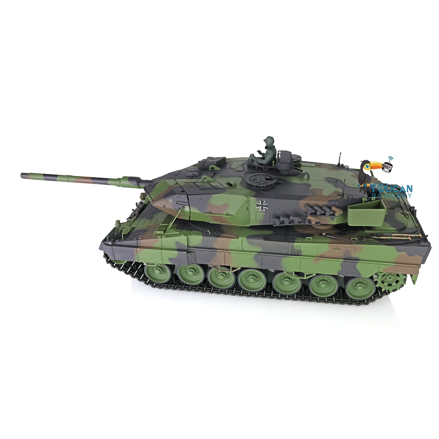 2.4Ghz Remote Control RC Tank Model Heng Long 1/16 Scale TK7.0 Main Board Leopard2A6 3889 Ready to Run Shooting BBs Turret Rotating