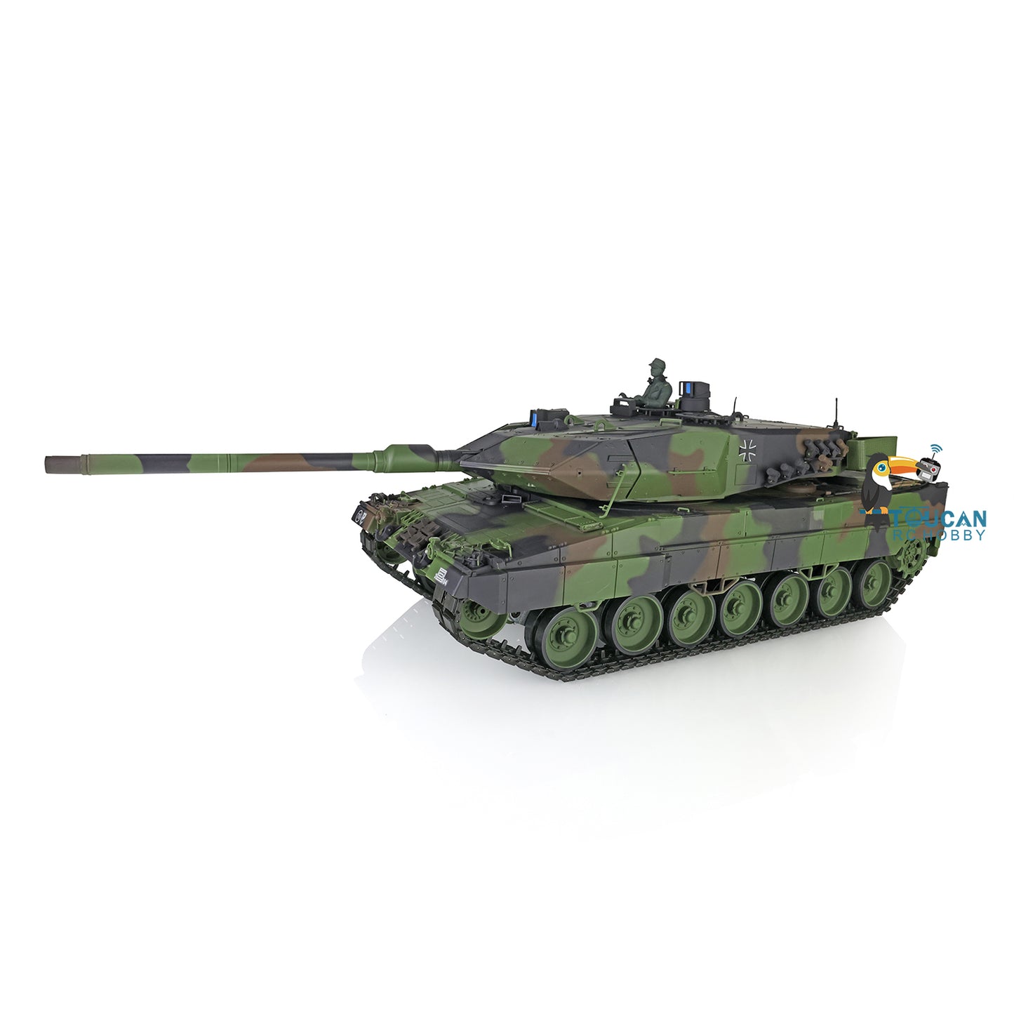 2.4Ghz Remote Control RC Tank Model Heng Long 1/16 Scale TK7.0 Main Board Leopard2A6 3889 Ready to Run Shooting BBs Turret Rotating