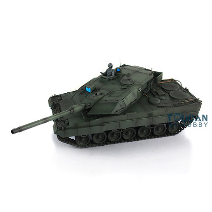 2.4Ghz Remote Control Henglong 1/16 7.0 Upgrade FPV German Leopard2A6 Military RC Battle Tank Model 3889 Festival Gifts Collection