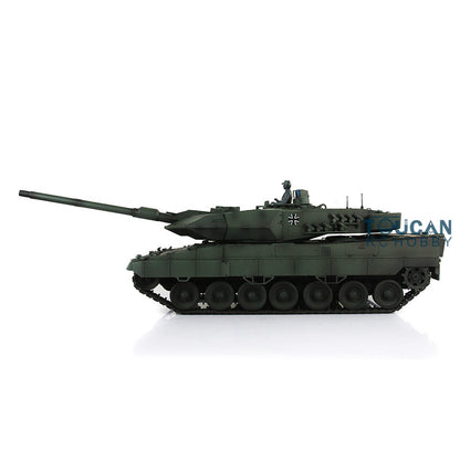 2.4Ghz Remote Control Henglong 1/16 7.0 Upgrade FPV German Leopard2A6 Military RC Battle Tank Model 3889 Festival Gifts Collection