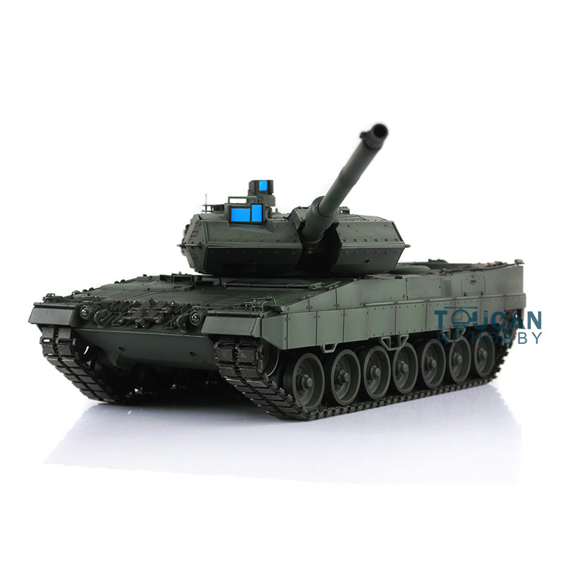 IN STOCK Henglong 1/16 TK7.0 Edition Upgraded Leopard2A6 RC Tank Model 3889 W/ 360 Degrees Rotating Turret Metal Driving Gearbox Tracks