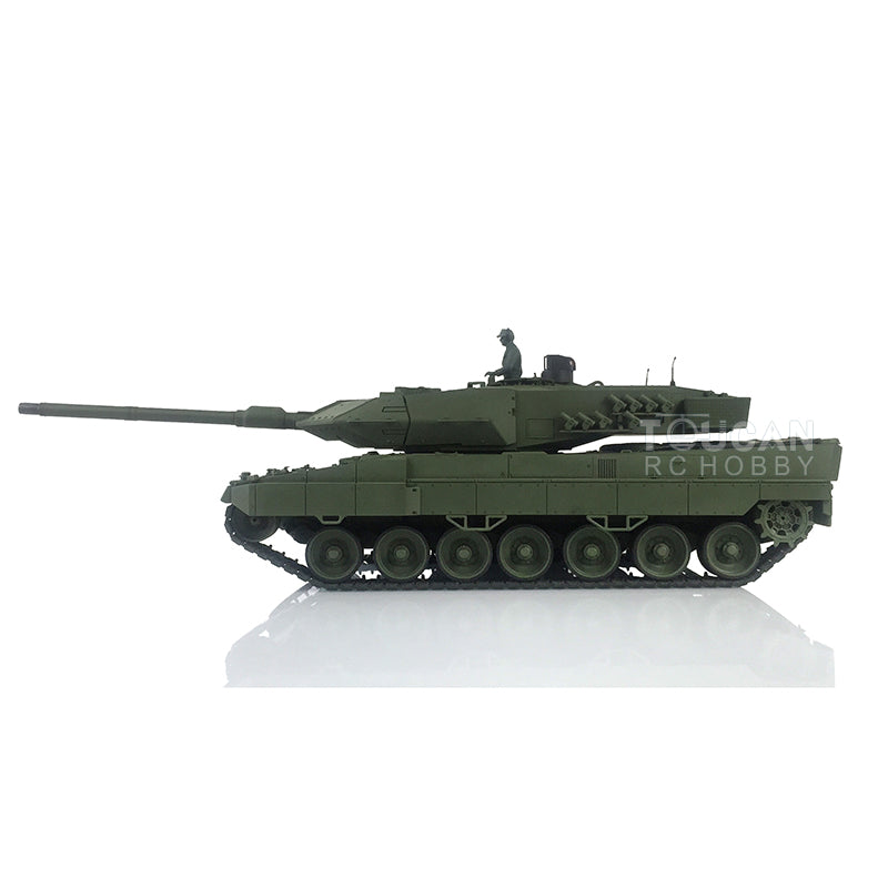 IN STOCK Henglong 1/16 TK7.0 Edition Upgraded Leopard2A6 RC Tank Model 3889 W/ 360 Degrees Rotating Turret Metal Driving Gearbox Tracks