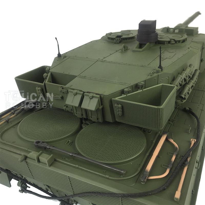 IN STOCK Henglong 1/16 TK7.0 Edition Upgraded Leopard2A6 RC Tank Model 3889 W/ 360 Degrees Rotating Turret Metal Driving Gearbox Tracks