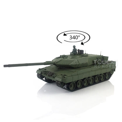 2.4Ghz Remote Control RC Tank Model Heng Long 1/16 Scale TK7.0 Main Board Leopard2A6 3889 Ready to Run Shooting BBs Turret Rotating