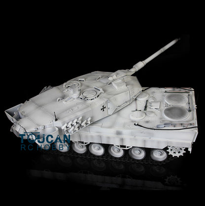 IN STOCK Henglong 1/16 TK7.0 Edition Upgraded Leopard2A6 RC Tank Model 3889 W/ 360 Degrees Rotating Turret Metal Driving Gearbox Tracks