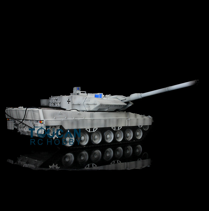 2.4Ghz 1/16 Heng Long TK7.0 Leopard2A6 RTR Remote Controller RC Tank 3889 W/ 360 Degrees Rotating Turret Infrared Receiver Smoke Unit