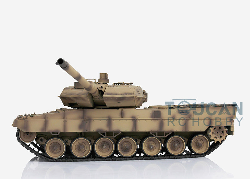 2.4Ghz Remote Controller Henglong 1/16 TK7.0 Edition Metal Leopard2A6 RC Tank Model 3889 W/ 360 Degrees Rotating Turret Battery Charger