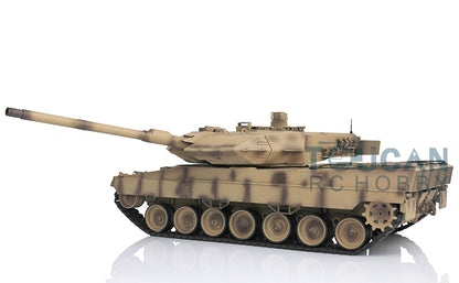 IN STOCK Henglong 1/16 TK7.0 Edition Upgraded Leopard2A6 RC Tank Model 3889 W/ 360 Degrees Rotating Turret Metal Driving Gearbox Tracks