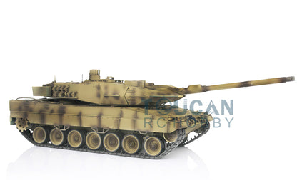 IN STOCK Henglong 1/16 TK7.0 Edition Upgraded Leopard2A6 RC Tank Model 3889 W/ 360 Degrees Rotating Turret Metal Driving Gearbox Tracks