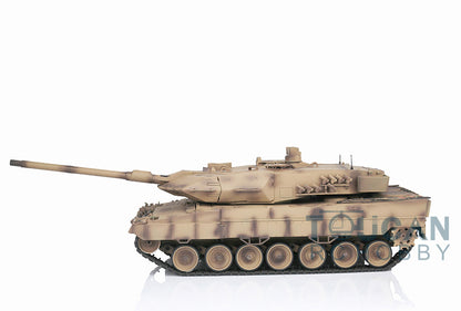 IN STOCK Henglong 1/16 TK7.0 Edition Upgraded Leopard2A6 RC Tank Model 3889 W/ 360 Degrees Rotating Turret Metal Driving Gearbox Tracks