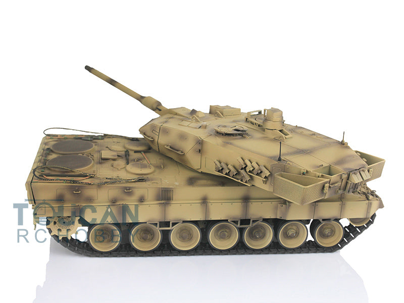 Heng Long 1/16 Military Tank Model TK7.0 Plastic Leopard2A6 RC Tank Model 3889 FPV Barrel Recoil Radio Control Rotating Turret