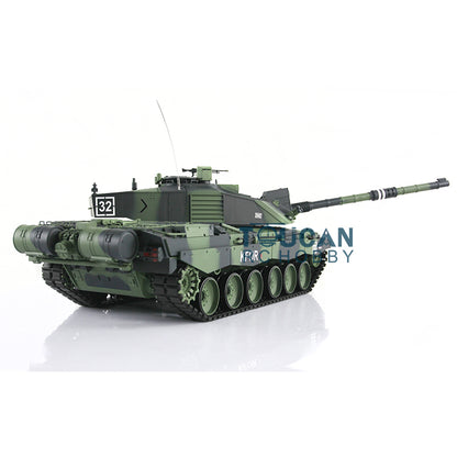 Henglong 7.0 1/16 Scale FPV UK Challenger II RTR RC Tank Model 3908 360 Degrees Turret Speaker First Person View Steel Gearbox