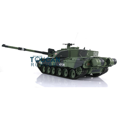 Henglong 7.0 1/16 Scale FPV UK Challenger II RTR RC Tank Model 3908 360 Degrees Turret Speaker First Person View Steel Gearbox