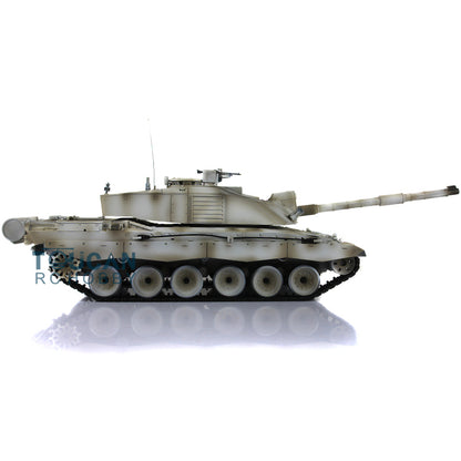 Henglong 1:16 Challenger II RTR RC Tank Model TK7.0 3908 360 Degrees Turret Steel Gearbox Metal Tracks Idlers Sprockets Road Wheels