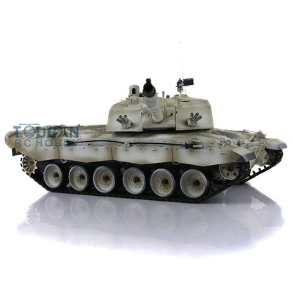 Henglong 1:16 Challenger II RTR RC Tank Model TK7.0 3908 360 Degrees Turret Steel Gearbox Metal Tracks Idlers Sprockets Road Wheels