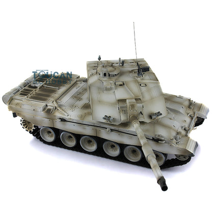 Henglong 1:16 Challenger II RTR RC Tank Model TK7.0 3908 360 Degrees Turret Steel Gearbox Metal Tracks Idlers Sprockets Road Wheels